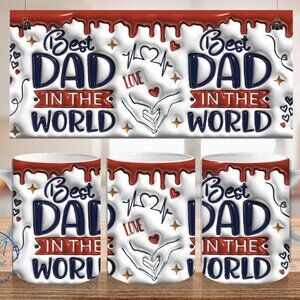 Best Dad Mug, Best Dad In The World Mug, Dad Coffee Mug, Gift For Dad, Dad Cup